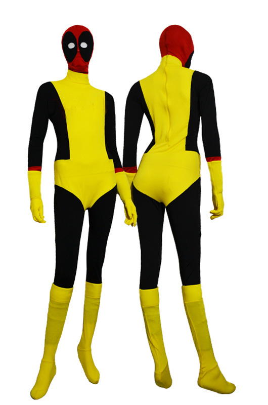 Deadpool Cosplay Costume Zentai For Halloween 15070254